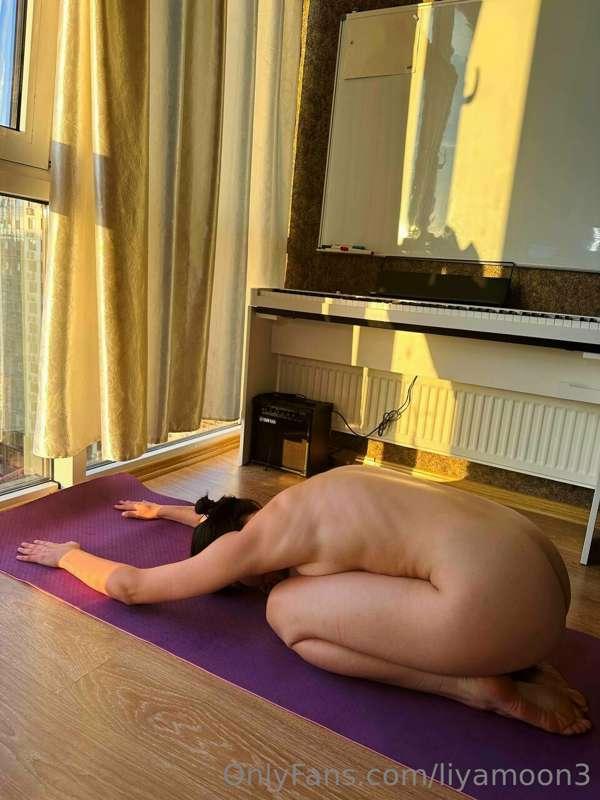 I love morning yoga. It's good to get a good sweat, warm up,..