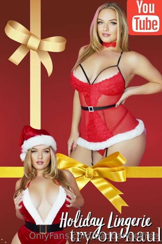 New 🚨 Christmas Lingerie Try On Haul 🎄Badd Angel Holiday San..