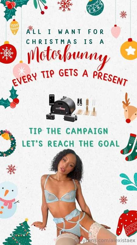 ✨🎁 𝘼𝙡𝙡 𝙄 𝙬𝙖𝙣𝙩 𝙛𝙤𝙧 𝘾𝙝𝙧𝙞𝙨𝙩𝙢𝙖𝙨 𝙞𝙨 𝙖 𝙈𝙤𝙩𝙤𝙧𝙗𝙪𝙣𝙣𝙮 🎁✨
Wouldn’t it b..