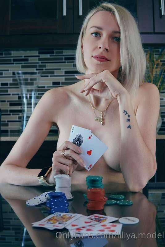 I lost my strip poker game ♠️♥️