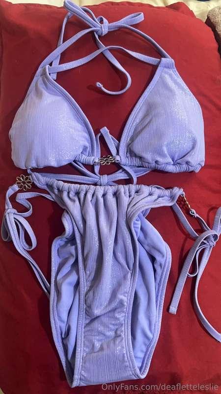 New cheeky bathing suit I can’t wait to try on for you!
