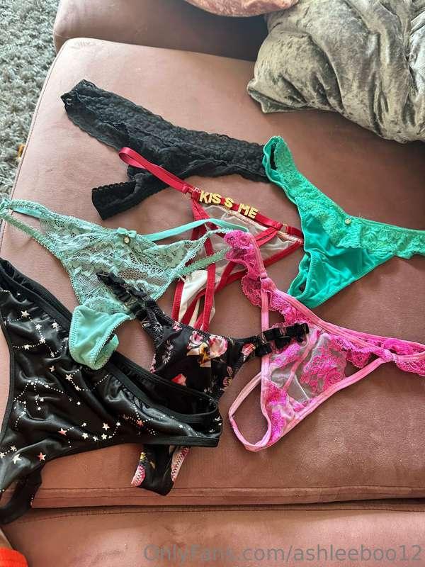 Just a few of my panties needing a new home  Pop up for deta..