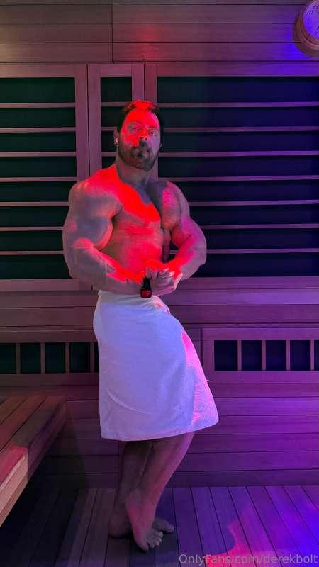 Nothing better than a post-gym sauna 😚