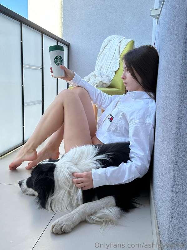 nothing beats slow mornings like this… warm coffee, cool bre..