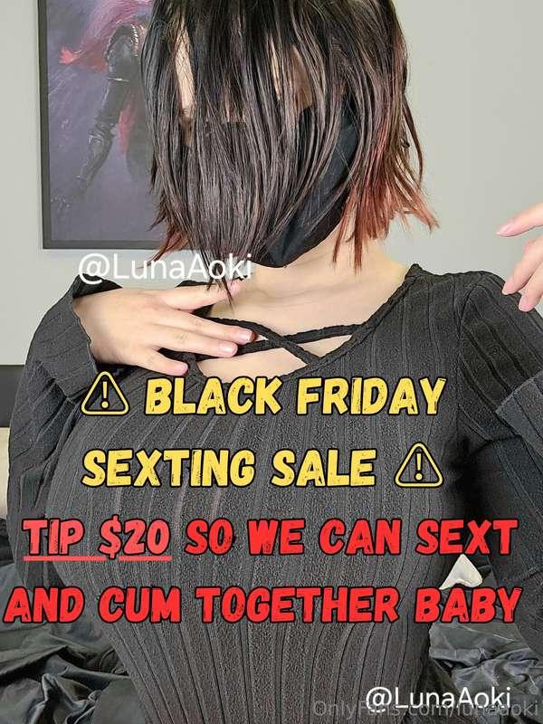 ‼️ 50% OFF SEXTING SALE ‼️ TIP $20 here or in the DM's 😏 💦 
