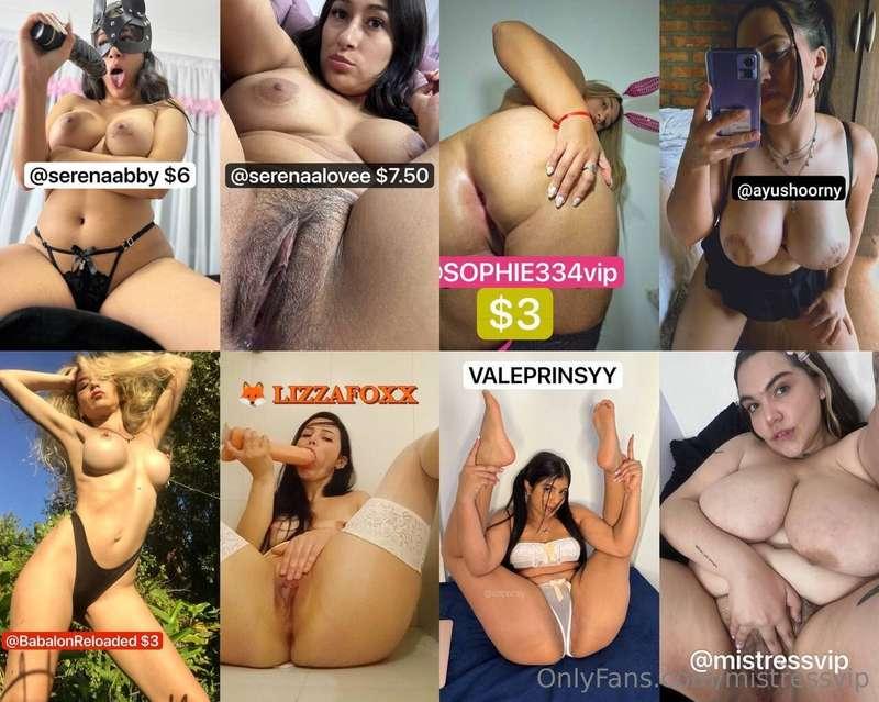 🩷 𝘏𝘖𝘙𝘕𝘠 𝘓𝘈𝘋𝘠𝘚 𝘖𝘕𝘓𝘐𝘕𝘌 𝘕𝘖𝘞 🩷

@SERENAABBY $6
@SERENAALOVEE $7...