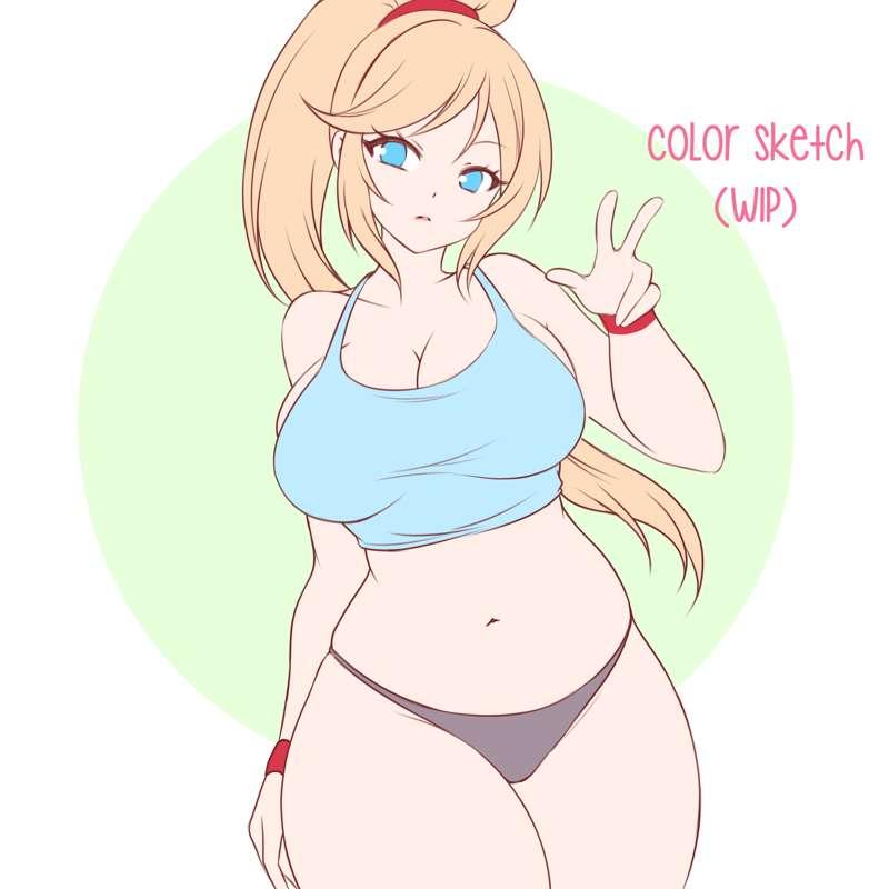 Samus Aran～Color Skecth (WIP)