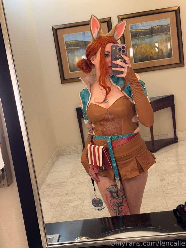 Triss made her debut last night! I was feeling fine as fuck!