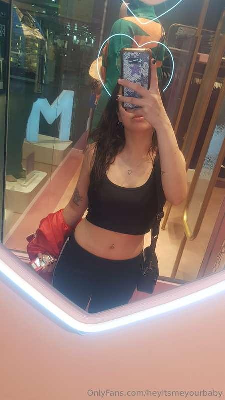 This morning I went for a walk through the shopping center a..