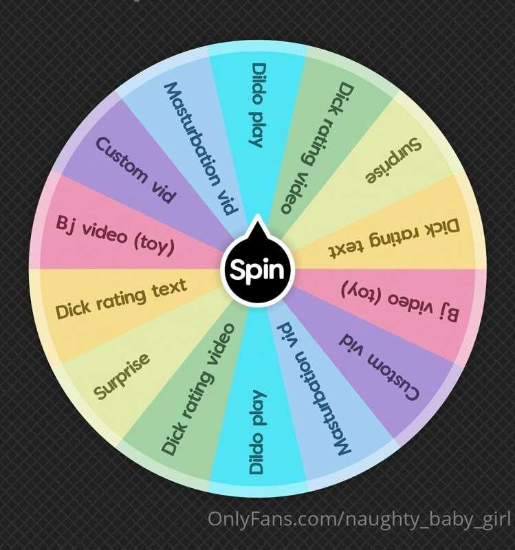 Let’s play a game 😌♥️
1 spin : $10 Tip
2 spins : $15 Tip
3 s..