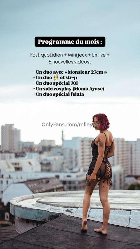 Le programme du mois est incroyable sur mon VIP : @yllaaa ! ..