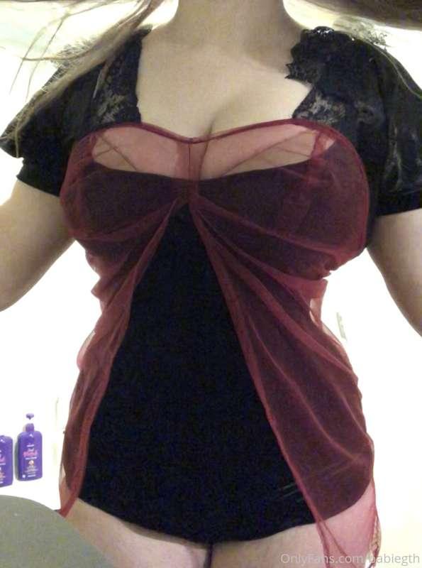 Made a new lingerie piece myself hehehe who wants to see it ..