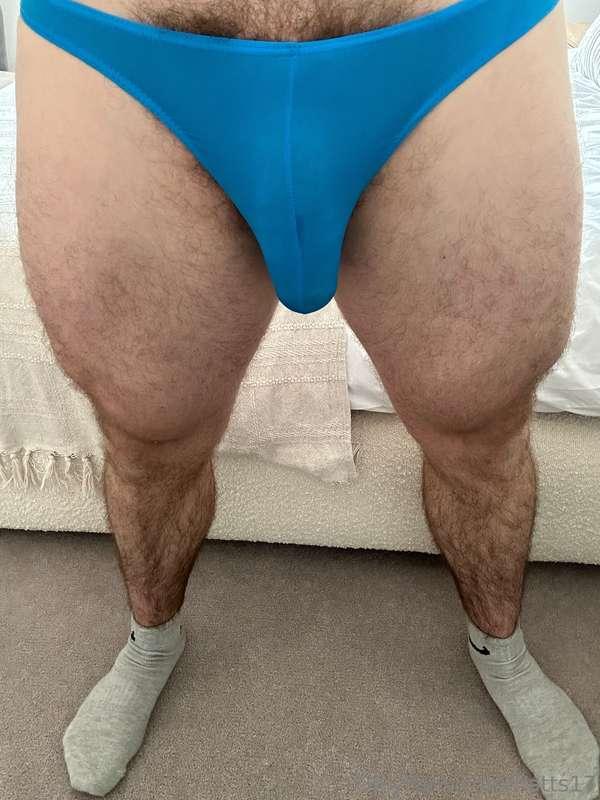 Grabbing my big bulge! Love the feel of these underwear espe..