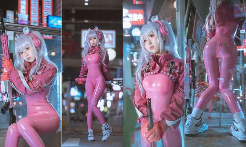 Preview 202504 Perfect Japanese girl cosplay pink suit Alice