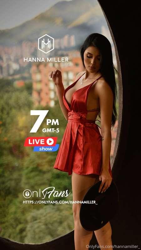 Live Show this friday 7 PM GMT-5  don´t miss it, be on time!..