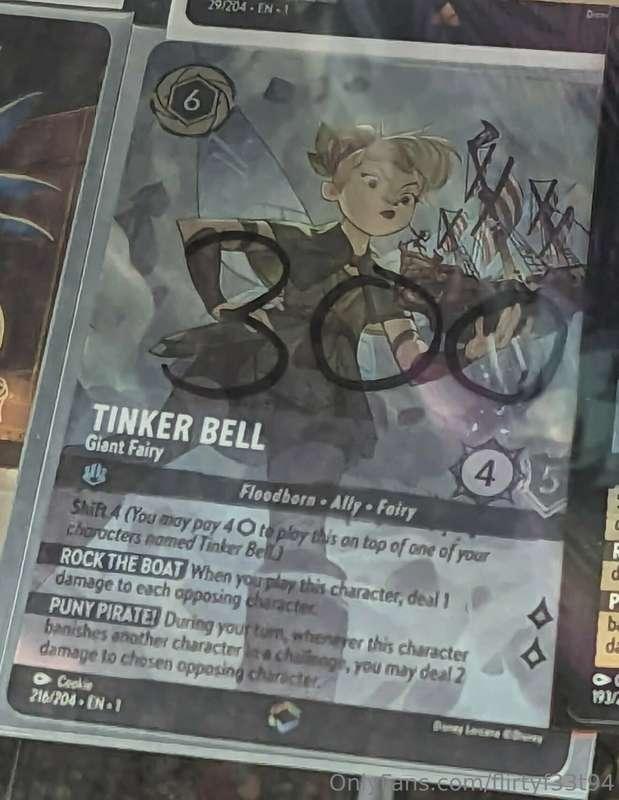 All tributes are going to buy Giantess Tink