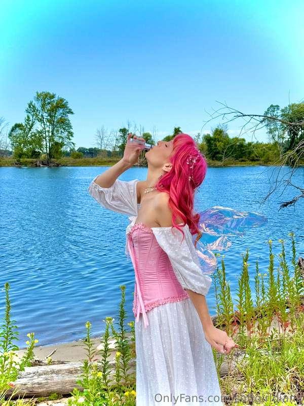 Fairy Elixir, and a few more pics with my clothes on!