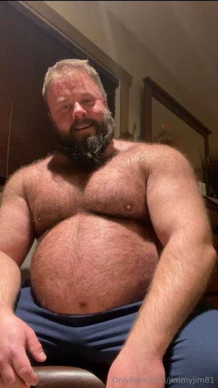 Big dad filling his tank 