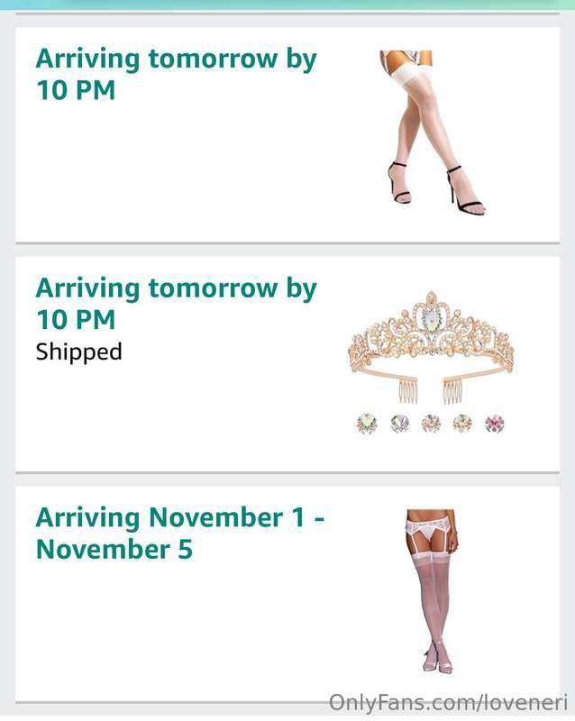 When my orders come in would you like a custom video? 💖