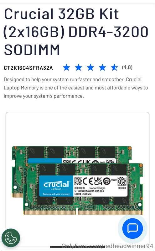 So I got my new PC, but it came with only 8GB of RAM, obviou..