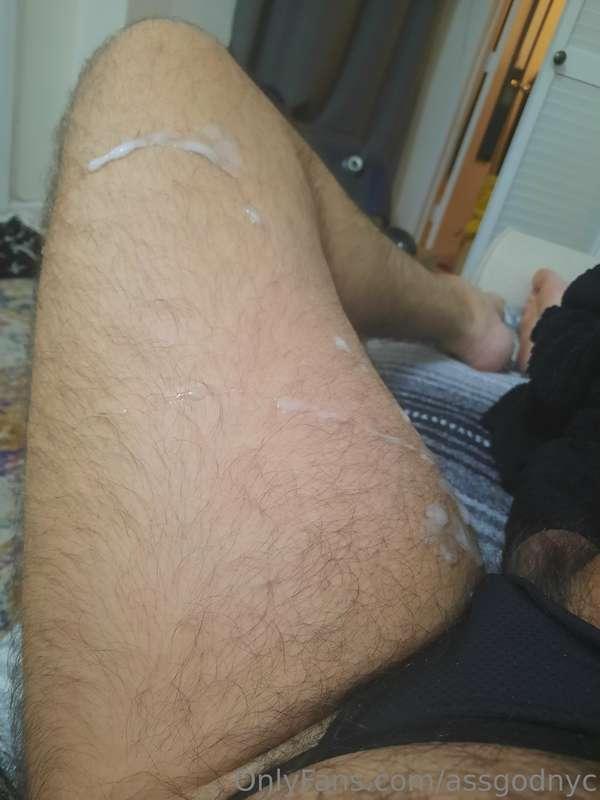 Most of it got on the floor. Who wants to catch it next time