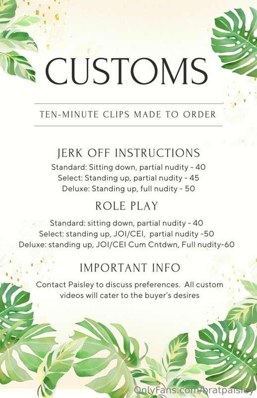 For custom content!!