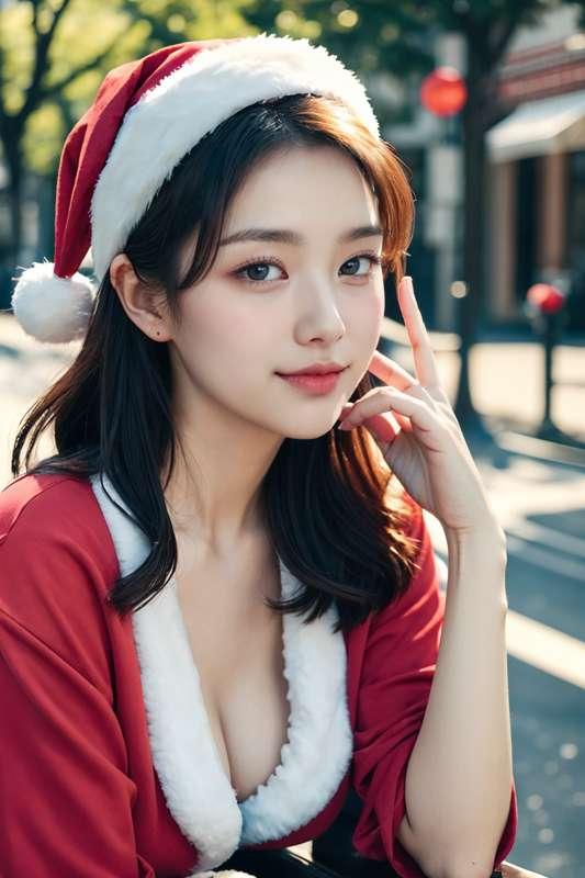 Santa girl