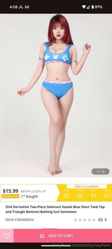 Kind of debating getting these swimsuits to make more cospla..