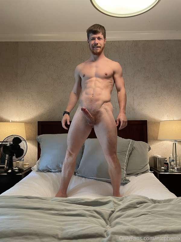 Some new photo's for you guys. I do love bouncing on a bed. ..