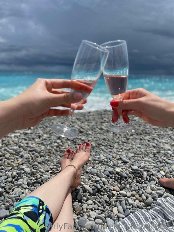 Thank you for the Aperitif my love!!!! French weather and a ..