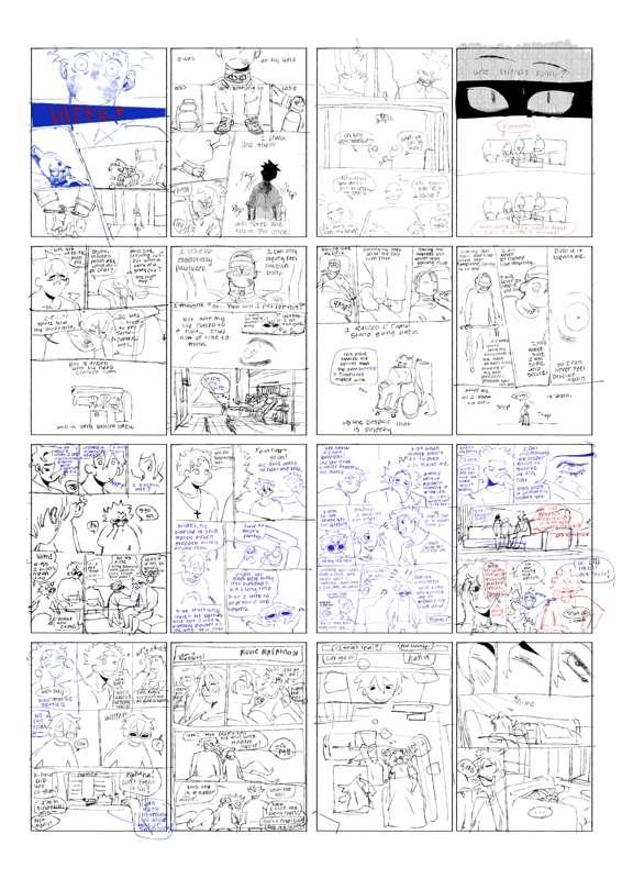 SINS- office AU comic 193-240- extra wip