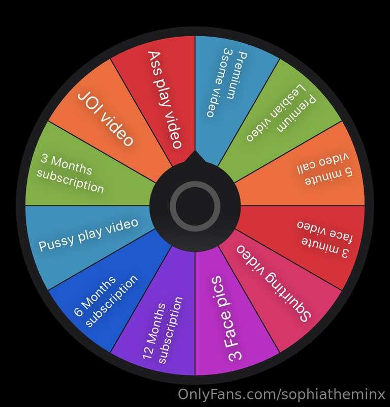 ℝ𝕖𝕒𝕕𝕪 𝕥𝕠 𝕥𝕣𝕪 𝕪𝕠𝕦𝕣 𝕝𝕦𝕔𝕜? 😈Spin the wheel! Guaranteed to win s..