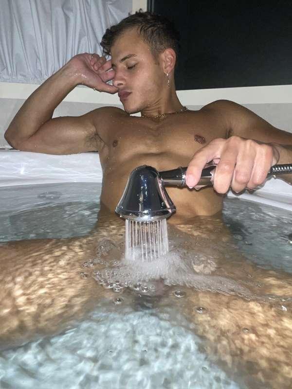 Sometimes I need to cool down my big dick since he loves wat..