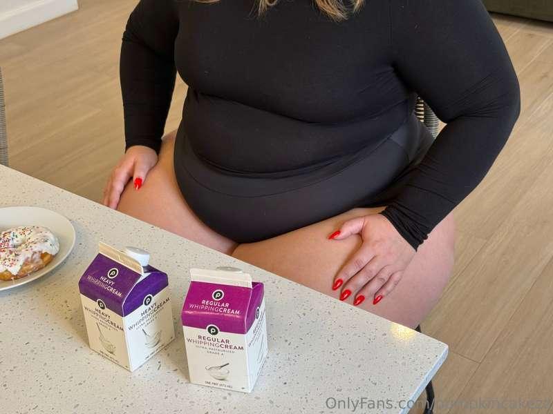 hope you don't mind that I have a few cartons of heavy cream..