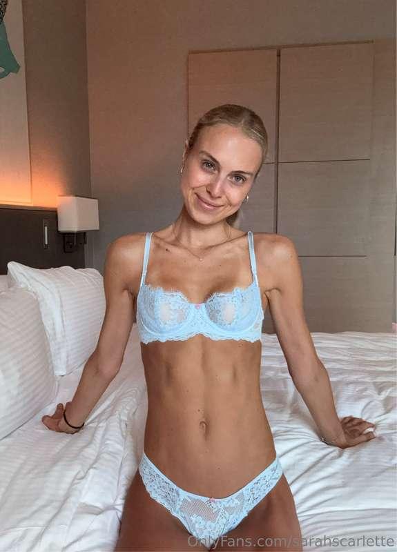 do you like my new lingerie? ☺️☺️ pastel blue is my favourit..