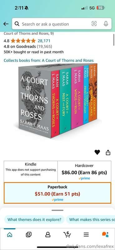 added a bunch of books to my amazon wishlist, i thought it’d..