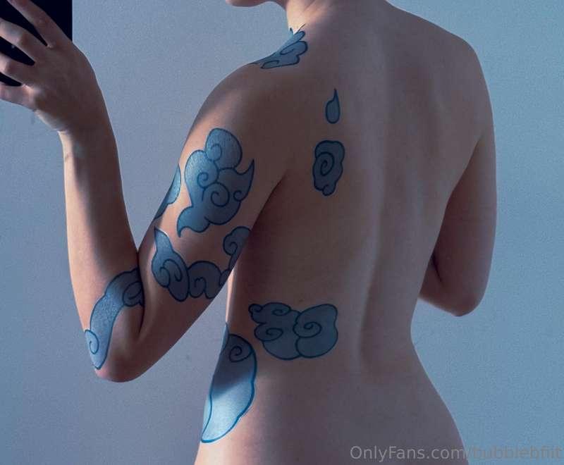 The JINX tattoos! So hard to get a pic of how cool they look..