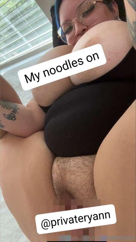@privateryann for the noodles 