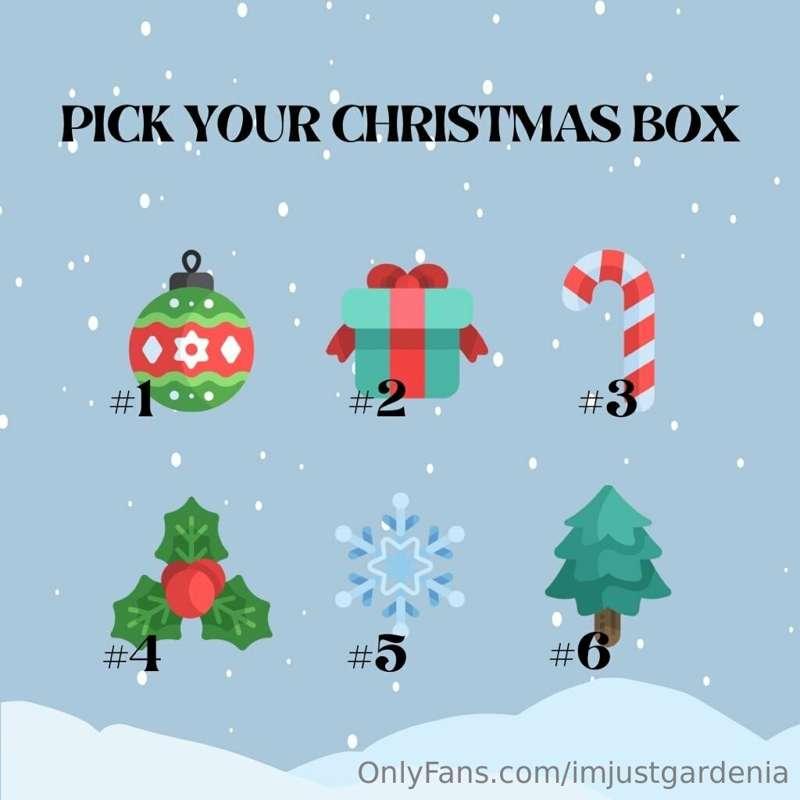 PICK YOUR CHRISTMAS BOX 🎄Christmas is here! Play with me and..