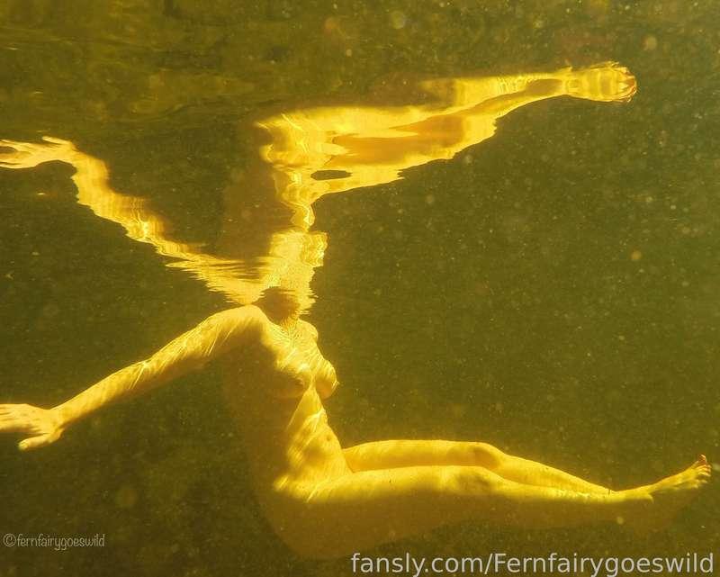 My venture to create the perfect underwater art continues.... I am pretty happy with how these photos turned out - the reflections were totally unexpected as I had the camera angled up slightly... Even though the river water appeared completely clear there's still an issue with clarity. So I will continue to search for the perfect under water setting.....
The water was very refreshing on a hot summer‘s day.

#artistic #classy #outdoors #nudism #natural #skinnydipping #abs #boobs #pussy #lips #girlnextdoor