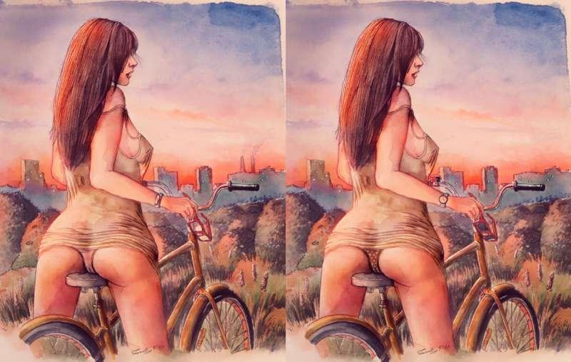 Interact with me, please🙃Find 5 differences, mark them in the drawing or just write, send me in DM and get a hot photo😘