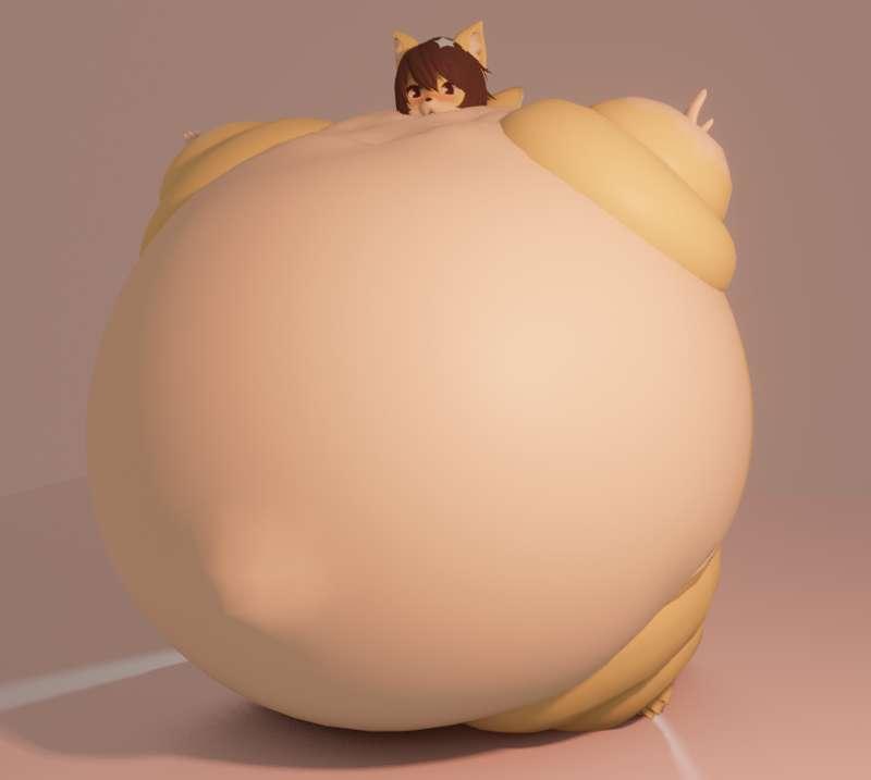 Full body expansion with sunken limbs renders