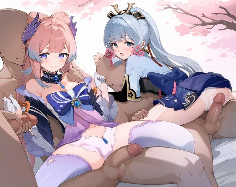 心海&綾華  花見