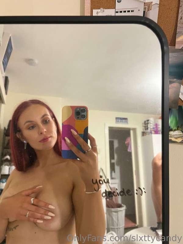 i know you want to see how hot i look with cum dripping out ..