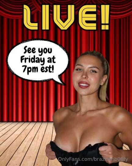 BREAKING NEWS 🚨 I’m going live this Friday right here on my ..