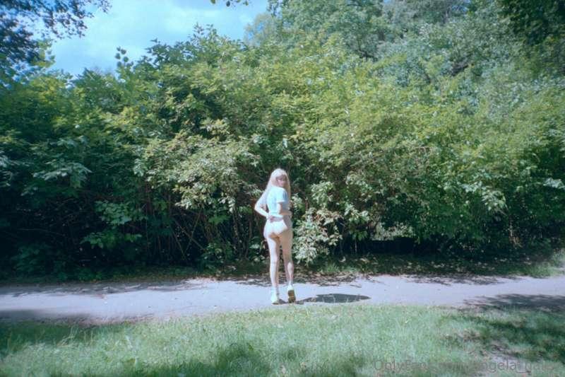 You go for a walk and see me, what you do?