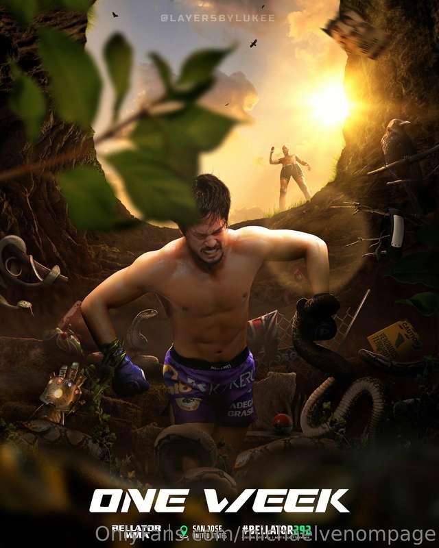 ONE WEEK until I return to the Bellator MMA cage 🤏🏾 #MVPTV #..