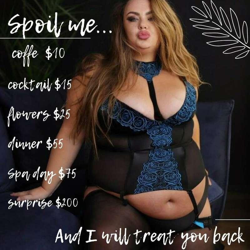 Spoil me... and i will treat you back❤️