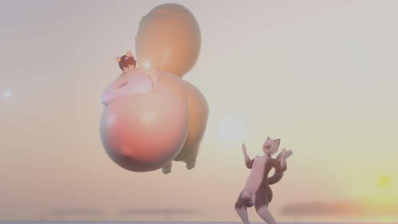 Balloon with ballooning tail render