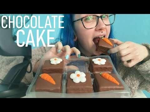 📣 EARLY ACCESS 📣 ASMR Eating Easter Chocolate Cake Cubes🌼🥕🌼🥕